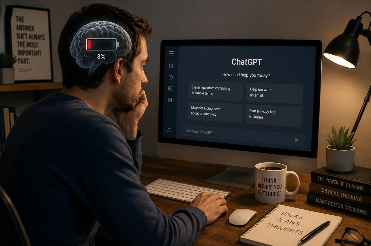 AI Should Help Us Think, Not Think for Us